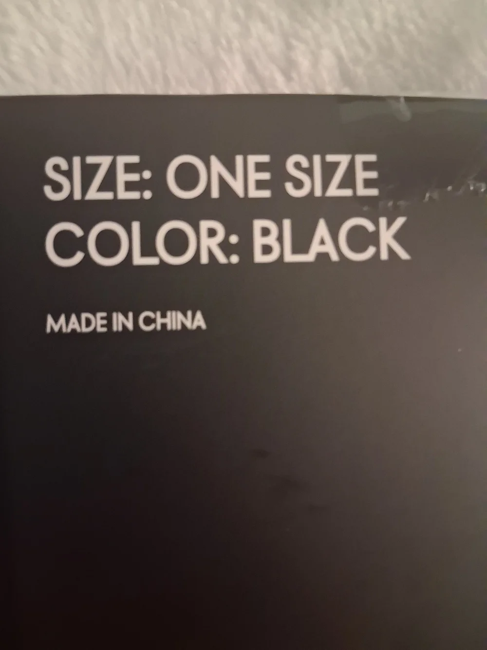 Elle black hosiery